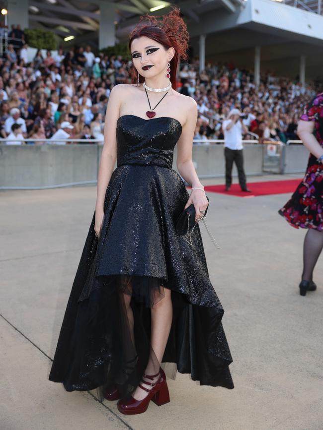 Eve McCutcheon at the Southport State High School Formal at SeaWorld. Picture, Portia Large.