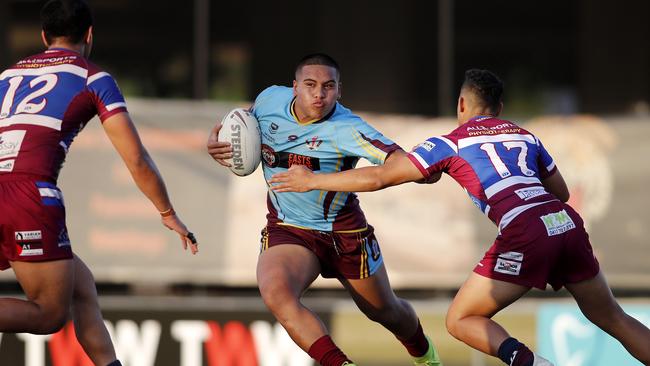 Herman Tofaeono has been signed by the Wests Tigers. (Image/Josh Woning)