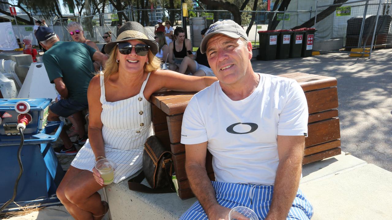 People attending the opening of The Kurrawa Beach Club at Kurrawa Terrace Beachfront. Pic Mike Batterham