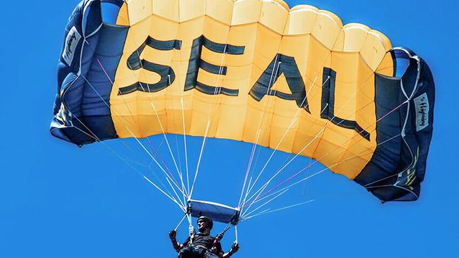 The US navy Leap Frogs Parachute Demonstration Team will take part.