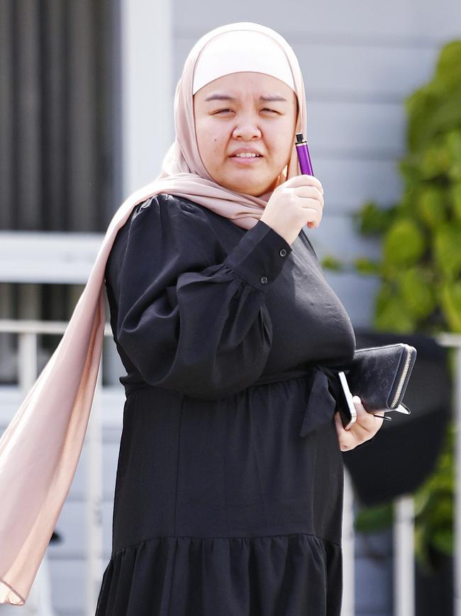 Jessica Nguyen outside her Western Sydney home. Picture: Sam Ruttyn