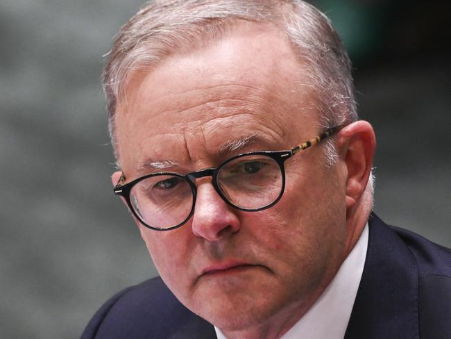 CANBERRA, AUSTRALIA - NOVEMBER 9: Prime Minister Anthony Albanese during Question time at Parliament House in Canberra. Picture: NCA NewsWire / Martin Ollman