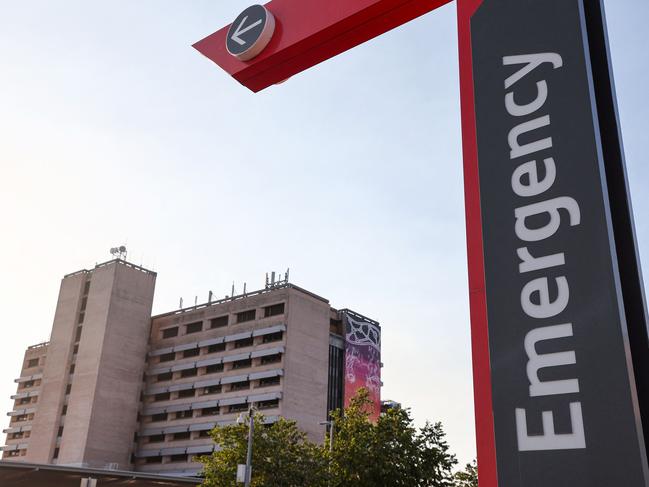 The older man was in the custody of Federal Police when he lost consciousness as they arrived at the hospital, with medical staff immediately alerted to start resuscitation efforts. Picture: DAVID GRAY / AFP