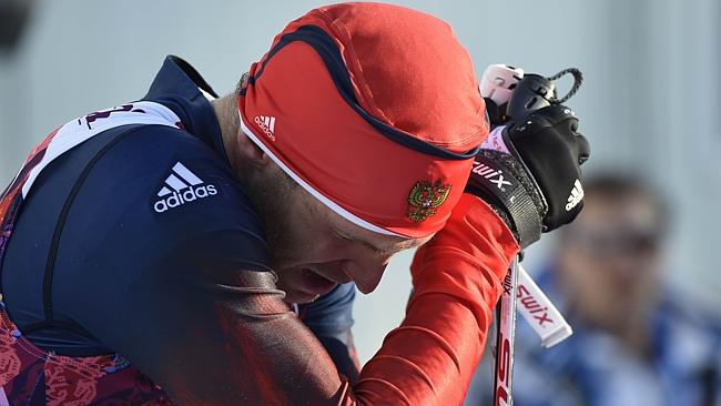 Gafarov struggles to control his emotions after realising his dream of reaching the final is over.