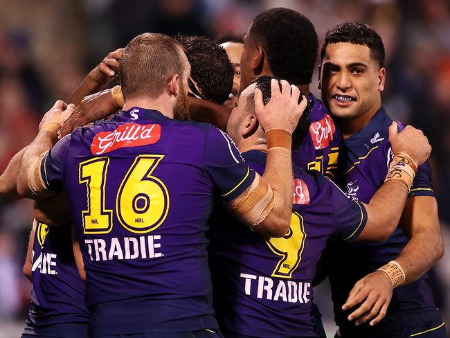 Melbourne stormed home in the second half (Photo by Mark Kolbe/Getty Images)