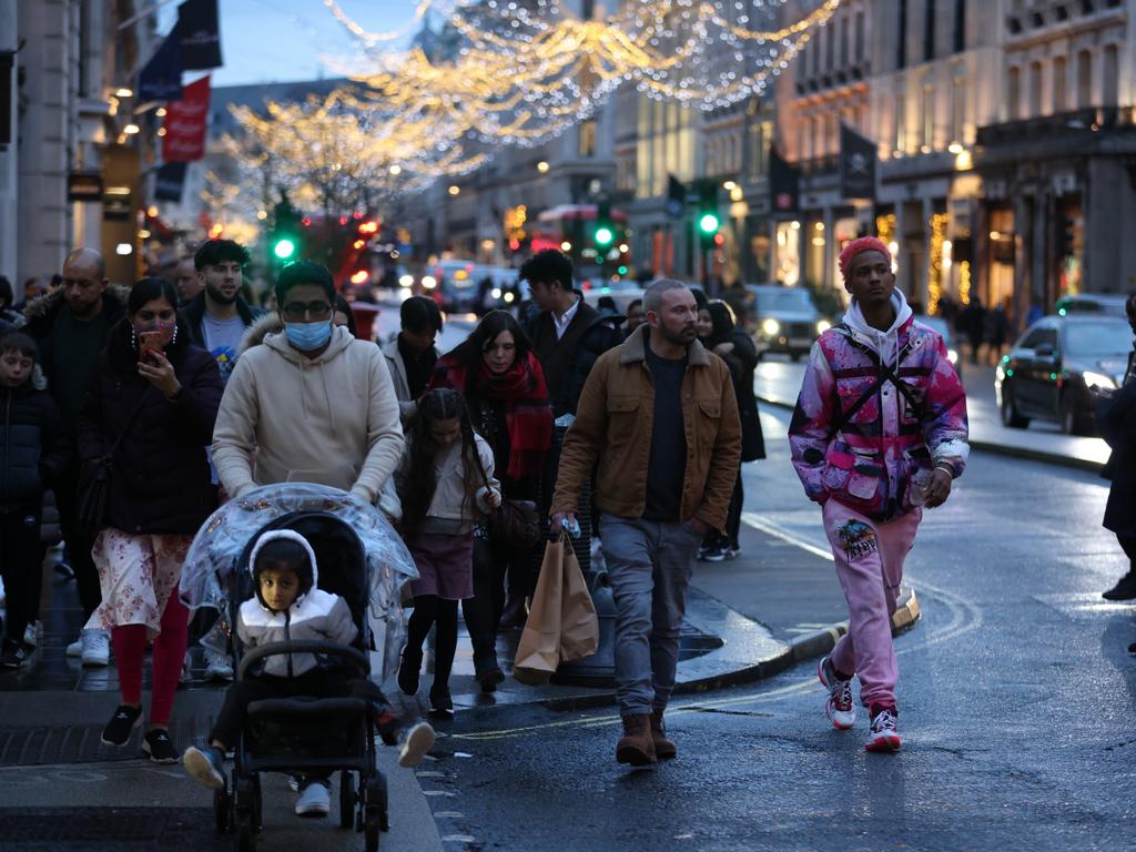 No new measures will be implemented in England before New Year’s Eve although authorities are ‘keeping the situation under review’. Picture: Getty Images