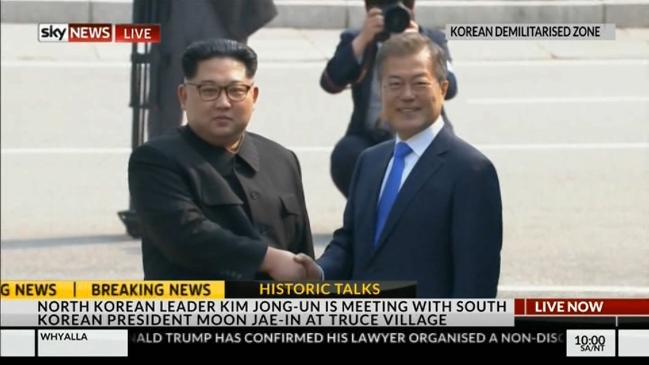 Kim Jong-Un meets South Korean President