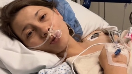 Bindi Irwin was only an hour out of surgery, but wanted to thank wellwishers for their concern.