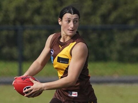 Kew player Dakota Viliva in action during the VAFA Premier Women's season. Picture: VAFA HQ