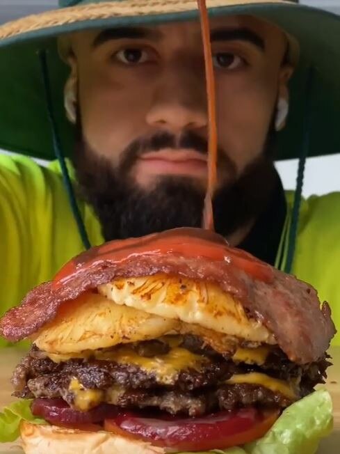 An Ali Chebbani burger creation.