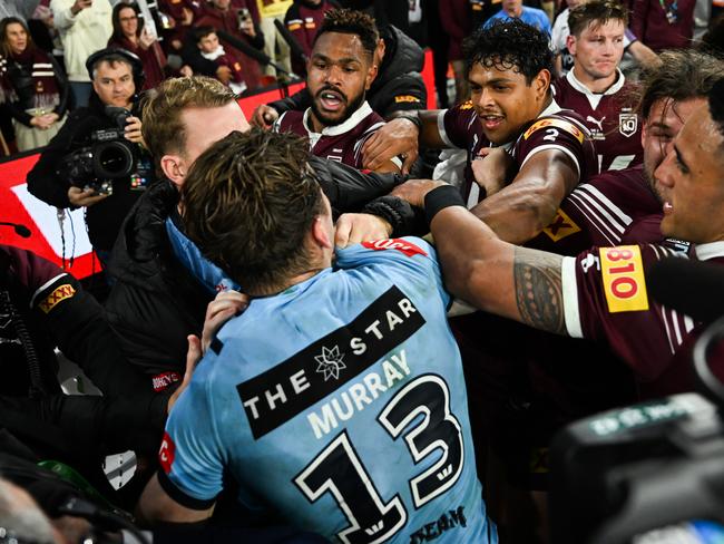 SOO 2024 RD03 Queensland v New South Wales - Cameron Murray, melee. Pictire: NRLPhotos