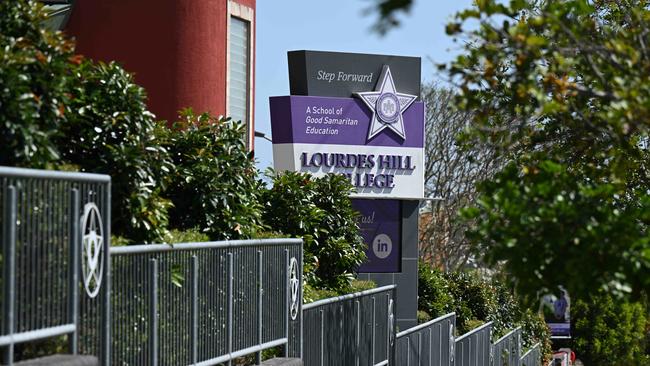 Lourdes Hill College is an all-girls school in Hawthorne. Picture: Lyndon Mechielsen