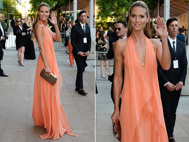 Heidi Klum arrives at the 2014 CFDA Fashion Awards in New York City. Picture: Getty