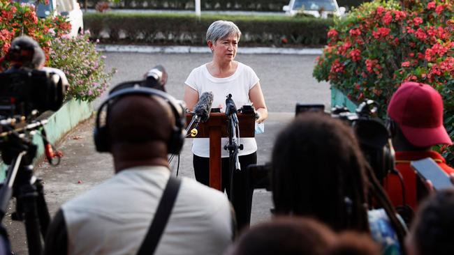 Foreign Minister Penny Wong says China will continue to seek greater influence in the Pacific. Picture: AFP