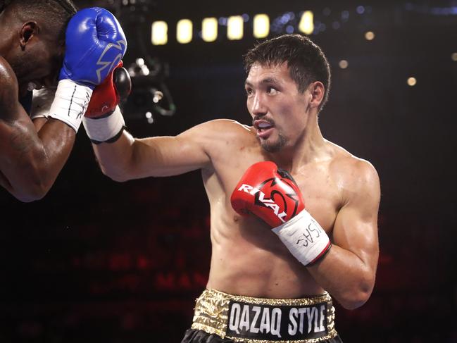 Janibek is known as one of the hardest punchers in boxing, but there are rumours he hasn’t taken the fight seriously. Picture: Getty Images