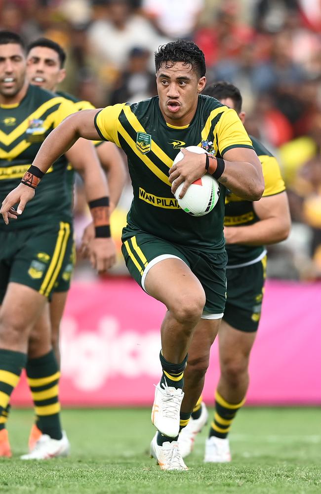 Murray Taulagi is set for his Samoa debut less than a month after representing the Australian PM’s XIII. Picture: NRL Imagery