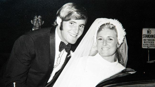 Lynette Dawson and her husband Christopher Dawson on their wedding day.