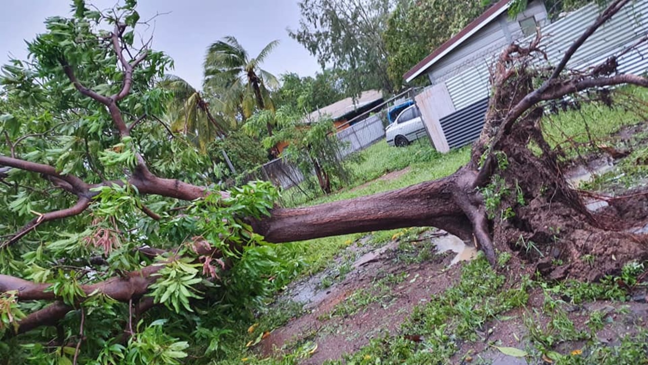 Normanton resident Lilian Van Kimmenade Forman shared pictures of the aftermath of Tropical Cyclone Imogen. Picture: Lilian Van Kimmenade Forman/ Facebook.