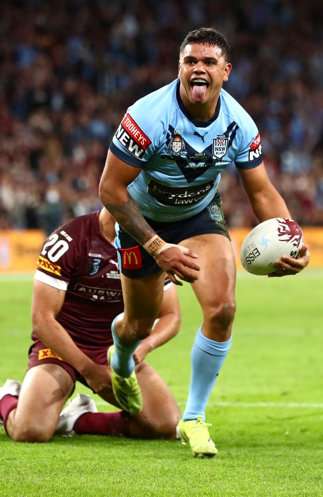 Latrell Mitchell’s return date is not yet known. Photo by Chris Hyde/Getty Images.