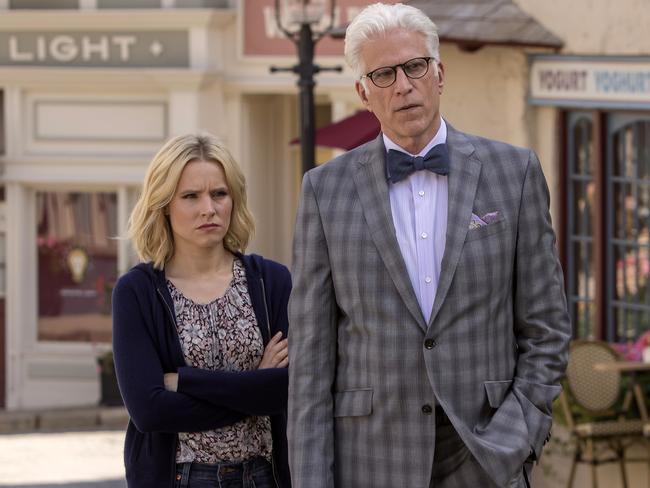 '<i>The Good Place</i>' starring Kristen Bell and Ted Danson. Picture: Supplied