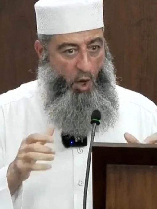 Sheikh Ahmed Zoud gives a sermon at As-Sunnah mosque on December 22 where he called Jews ‘bloodthirsty’ and ‘rats’.