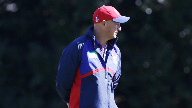 Nathan Brown has been hung out to dry by his players. Photo: AAP Image/Darren Pateman