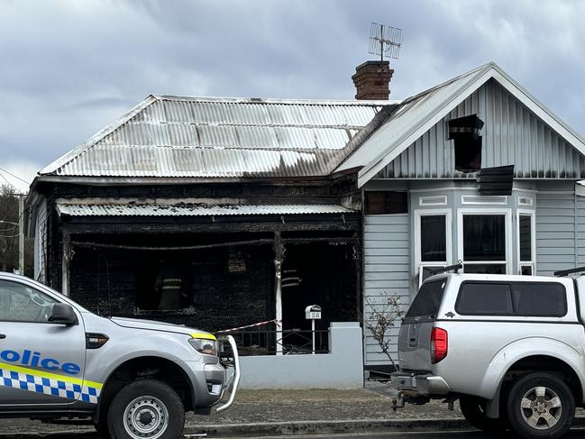 South Burnie fatal house fire. July 15, 2024. Picture: Simon McGuire