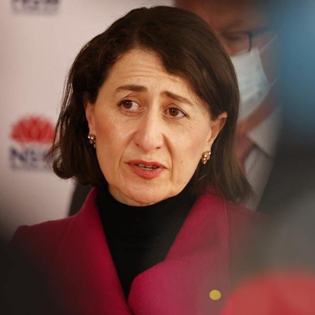 Premier Gladys Berejiklian said young people were being hit harder by the Delta strain. Photo by Jenny Evans/Getty Images