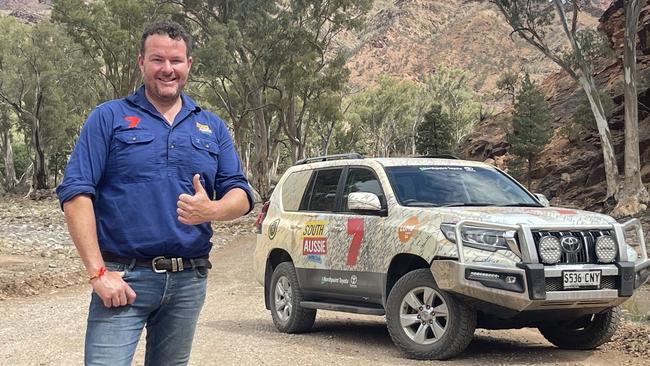 Andrew 'Cosi' Costello in the Flinders Ranges.