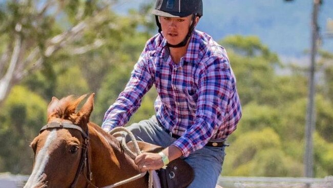 Will Turner, 17, died after he veered into oncoming traffic on the Cunningham Highway about 2.40pm on Sunday (Image: Nettie Eggleston Photography)