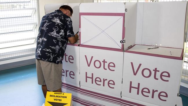 From schools to community halls, the Electoral Commission Queensland is running 15 voting booths across the region to help cater for the crowds on the day. Picture: NIGEL HALLETT