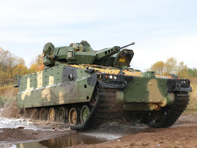 The Redback Infantry Fighting Vehicle (IFV), developed by Hanwha Defense.