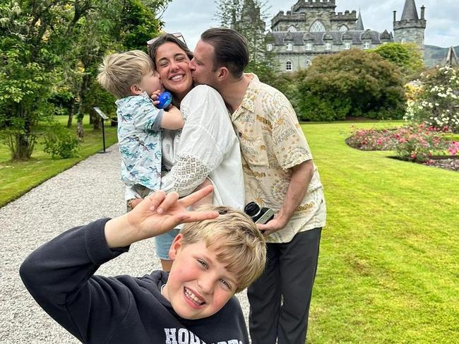 Revill’s family as devastated over hte news. Picture: Instagram