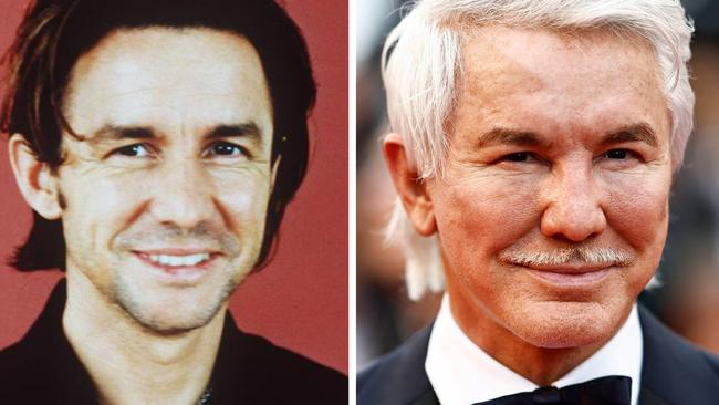 Baz Luhrmann circa 1997 and today.