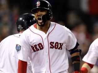 eduardo Nunez climbed off the bench to his a three-run home.