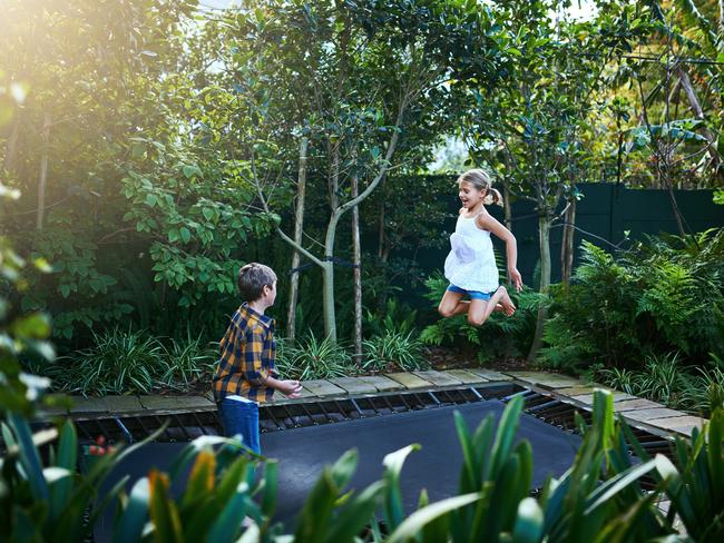 In-ground trampolines will last for years.