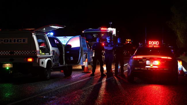 Police have confirmed a man has died in an early morning coal truck crash, becoming the 13th road fatality in 2023 after two Isaac region collisions early on Sunday morning. Picture: Heidi Petith