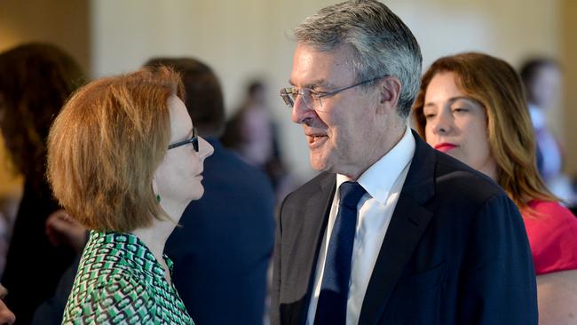 Former PM Julia Gillard and Attorney-General Mark Dreyfus.