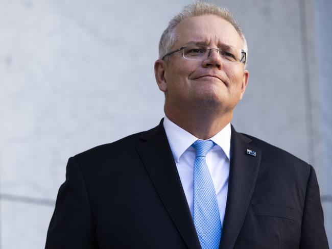 Prime Minister Scott Morrison has a huge coronavirus-induced economic mountain ahead of him. Picture: Rohan Thomson/Getty Images