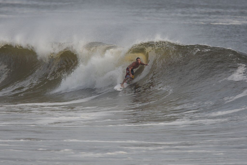 Alexandra Headland gets good lefts and rights for longboarders and shortbaorders alike. Picture: Nicholas Falconer