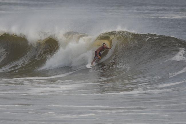 Alexandra Headland gets good lefts and rights for longboarders and shortbaorders alike. Picture: Nicholas Falconer