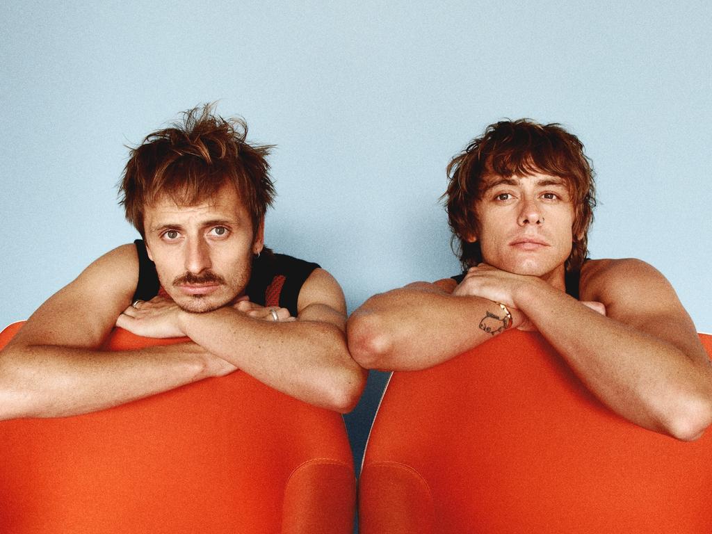 Lean and green: Oliver (Oli) and Louis Leimbach from Lime Cordiale. Picture: Oliver Begg