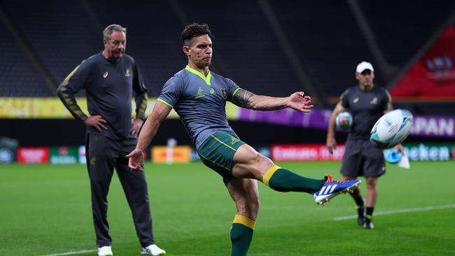 Matt Toomua has been called into the starting five-eighth role for the first time this tournament. Picture: Getty