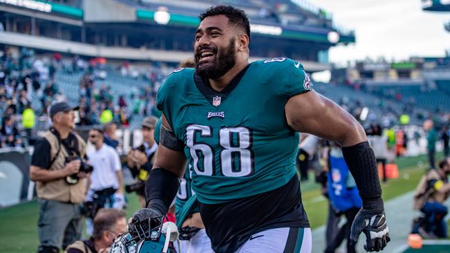 Jordan Mailata is shooting for a Super Bowl ring. Picture: Getty Images