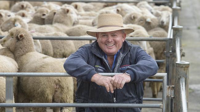 F.P Nevins and Co director, livestock agent and auctioneer Chris Nevins died on Monday, January 13 aged 65. Picture: Zoe Phillips