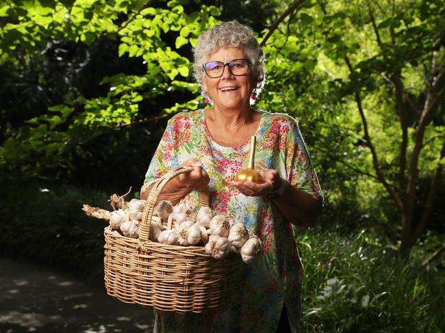 Garlic grower Lesley Fraser will celebrate all-things garlic at the Koonya Garlic Festival in February. Picture: Nikki Davis-Jones