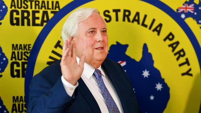 Clive Palmer claimed the Premier’s “theories” about vaccination were “merely hypothetical”.