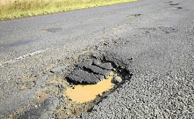 Potholes can cause plenty of damage to cars. Picture: File