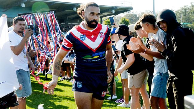 Tyronne Roberts-Davis led Nambucca to a grand final win. Picture: Leigh Jensen