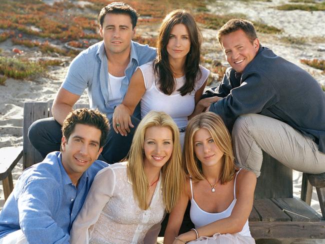 As popular as ever: Joey (Matt LeBlanc), Monica (Courteney Cox), Chandler (Matthew Perry), Rachel (Jennifer Aniston), Phoebe (Lisa Kudrow) and Ross (David Schwimmer).